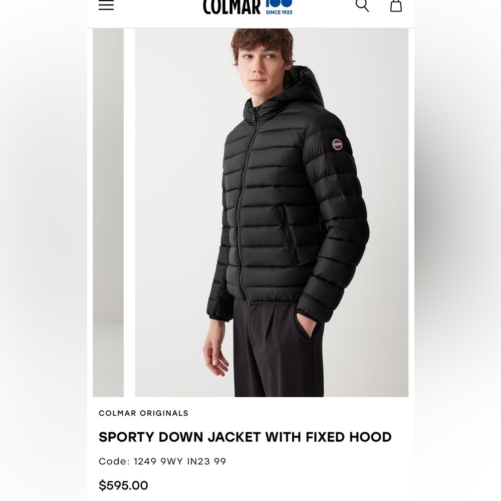 Colmar Down Jacket with Hood